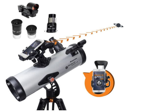 Celestron StarSense Explorer LT 114AZ Newtonian Smartphone Guided Telescope