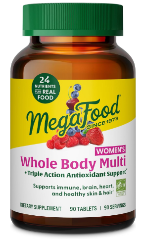 MegaFood Whole Body Methylated Multivitamin for Women, 90 Tablets