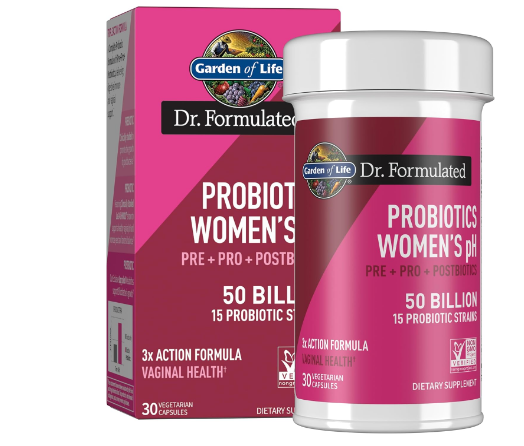 Garden of Life Dr. Formulated Pre, Post & Probiotics, Women's pH, 50B, 30ct