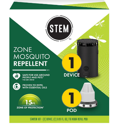 STEM Zone Mosquito Repellent Device, Outdoor, 1 Device + 1 Pod
