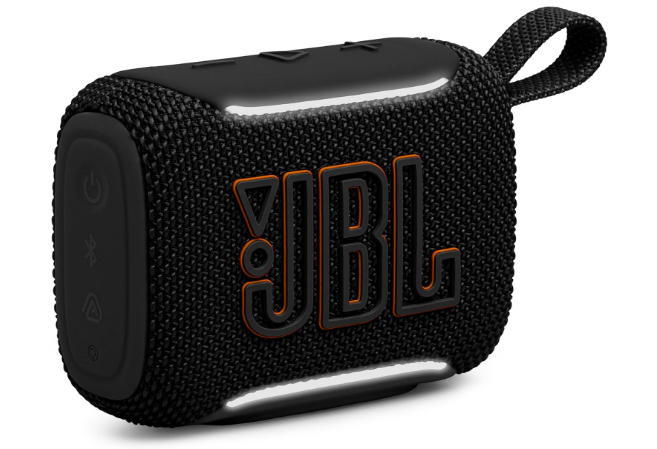 JBL Go 5 Portable Bluetooth Speaker, Waterproof and Dustproof - Black